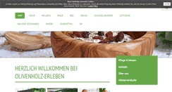 Desktop Screenshot of olivenholz-erleben.com